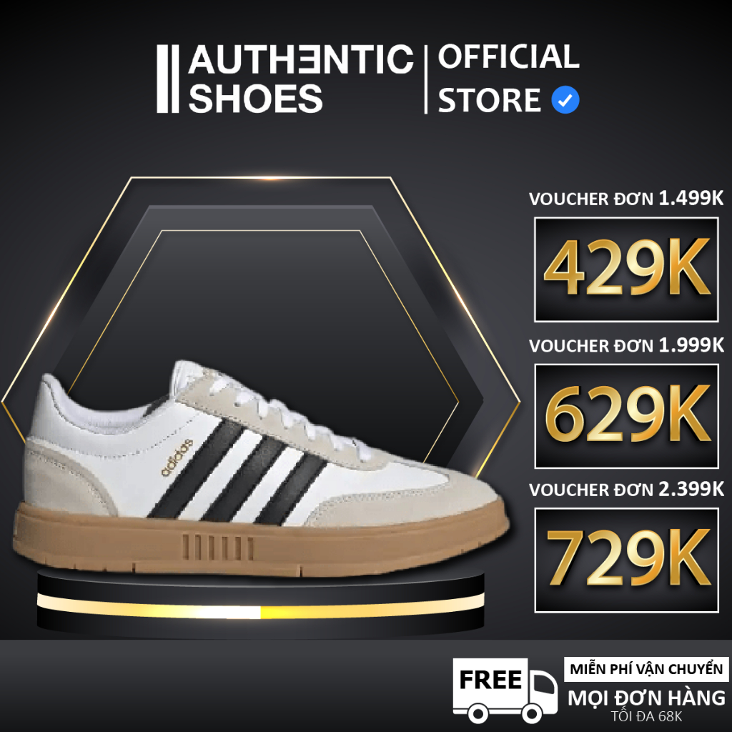 [ CHÍNH HÃNG ] Giày Adidas Gradas 'White Black Gum' FW3378 ♡ Authentic Shoes