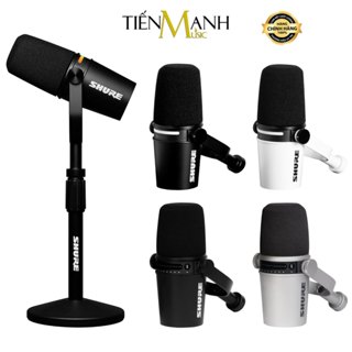 [Chính Hãng] Micro Shure MV7K, MV7+-K, MV7S, MV7W, MV7K-BNDL, MV7K+-BNDL, MV7X - Cổng USB & XLR MV7 Livestream Podcast