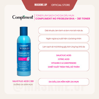 TONER LÀM SẠCH CHO DA DẦU MỤN COMPLIMENT