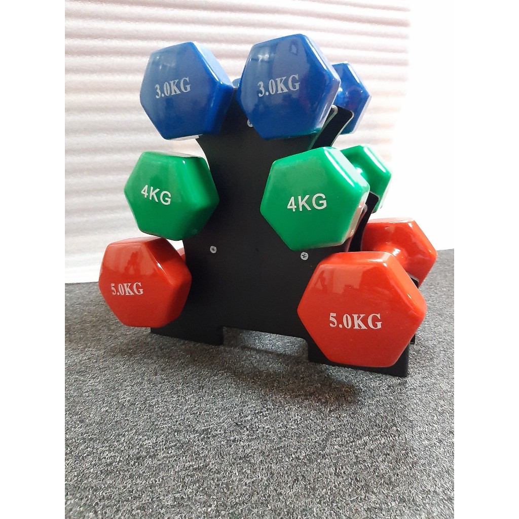 Tạ tay cao su 4kg - 1 đôi, - tạ tay tập gym yoga cho nam nữ, tạ tập khởi động, tạ tập thể lực