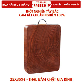  Thớt gỗ nghiến đá Tây Bắc Tròn vuông Full size thớt gỗ tròn để băm chặt đồ ăn.Cam kết không nứt 