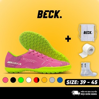 Giày Bóng Đá Me Cua Ri Ồ Vic 6 SOCCER BECK, Đế Đinh TF, Bám Sân, Các Phối Màu Sắc, Sân Cỏ Nhân Tạo