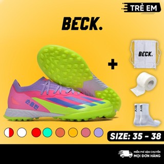 Giày Bóng Đá Trẻ Em X Crazyfast.1 SOCCER BECK, Đế Đinh TF, Bám Sân, Các Màu Sắc, Sân Cỏ Nhân Tạo