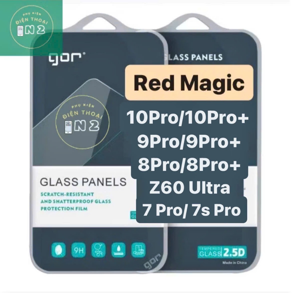 Kính Cường Lực GOR Nubia Red Magic 11 Pro 10 Pro Plus / Magic 9 Pro Plus/Magic 8 Pro Plus