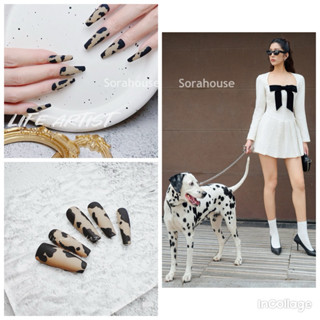 Bộ 24 Móng Tay Giả Dài Ngắn - Nail Box Móng Giả Cá Tính Kèm Keo Dán Móng | W, JP