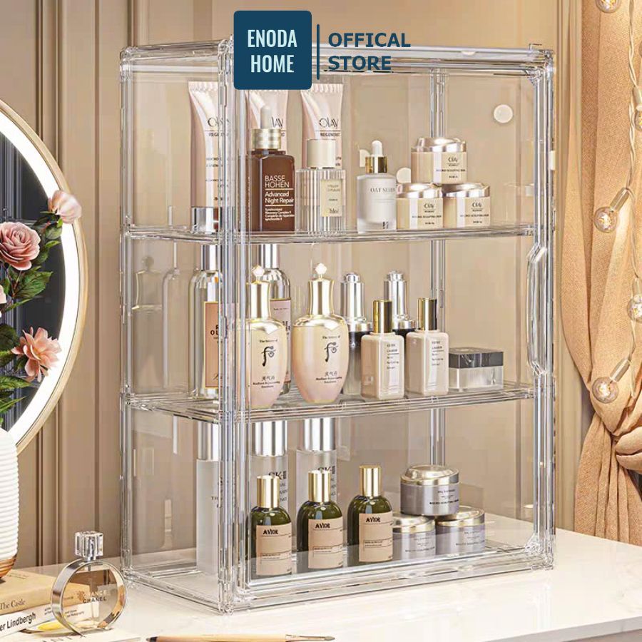 Hộp Trong Suốt Đựng Mỹ Phẩm ENODA HOME, Hộp Trưng Bày Mỹ Phẩm, Hộp Đựng Đồ Trang Điểm HTS020 | BigBuy360 - bigbuy360.vn
