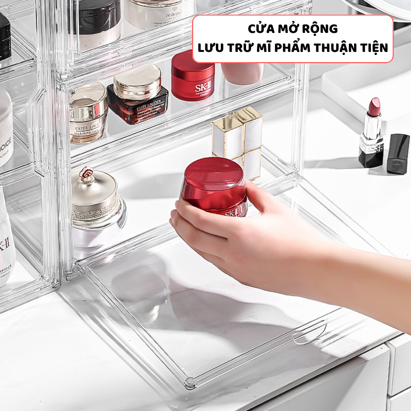 Hộp Trong Suốt Đựng Mỹ Phẩm ENODA HOME, Hộp Trưng Bày Mỹ Phẩm, Hộp Đựng Đồ Trang Điểm HTS020 | BigBuy360 - bigbuy360.vn