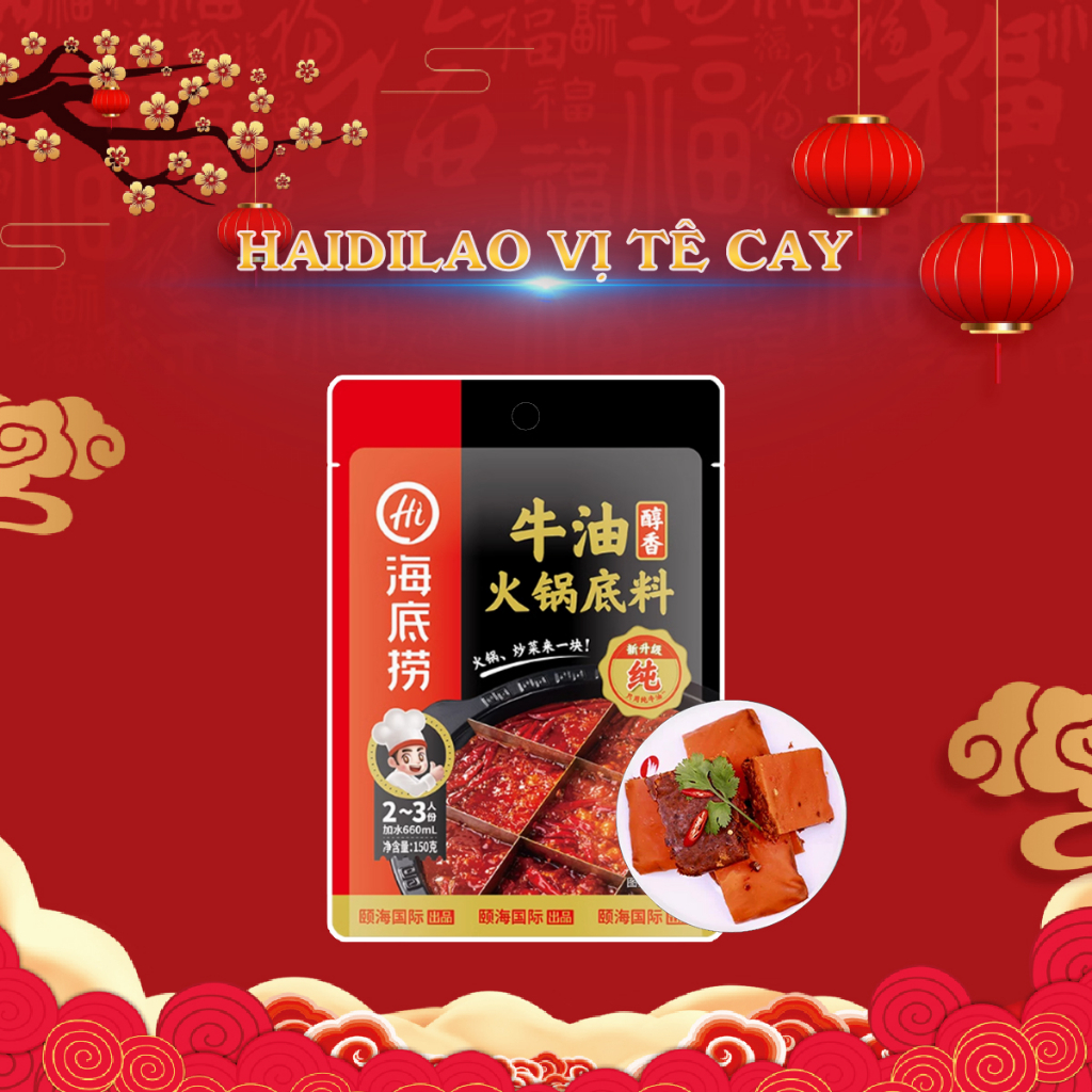 Cốt lẩu haidilao vị tê cay - cốt lẩu tứ xuyên có sẵn nhiều vị date mới giao ngay trong 2h