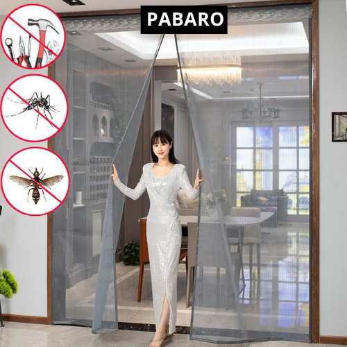 Rèm Chống muỗi và côn trùng rèm nam châm tự đóng tiện lợi Lưới chống muỗi cho cửa chính Pabaro
