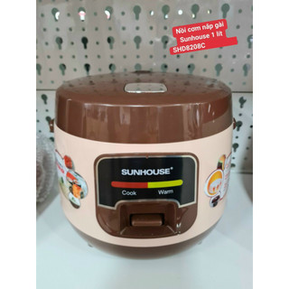Nồi cơm nắp gài sunhouse 1 lít shd8208c