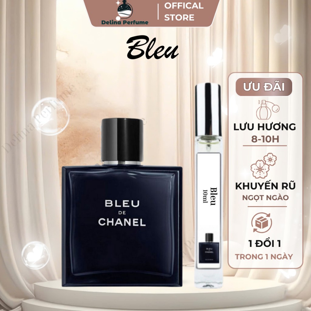 Nước hoa nam Bleu EDP chai chiết 10 ml sang trọng, tinh tế, gợi cảm ESTARA