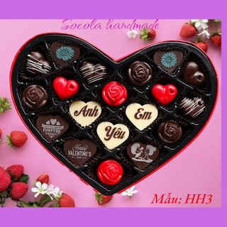 Socola valentine (Viết chữ theo yêu cầu)