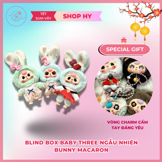 Blindbox Baby Three Bunny Macaron, Hộp Túi Mù Baby Three Macaron Quà Tặng Chính Hãng Có Sẵn SHOP HY