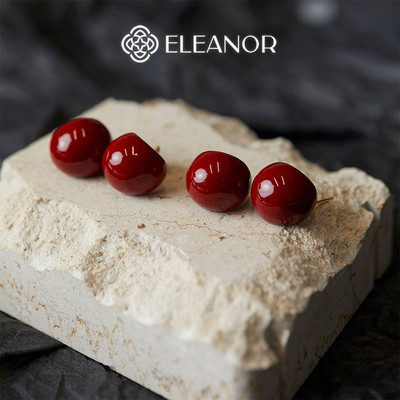 Bông tai nữ chuôi bạc 925 Eleanor Accessories trơn basic phụ kiện trang sức khuyên tai 9096