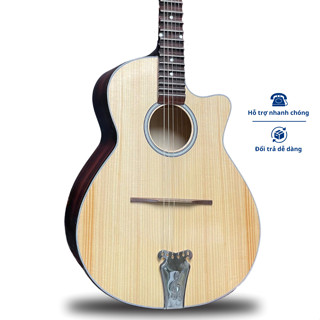 Đàn Guitar Vọng Cổ ST-VC70 Phím Lõm Chính Hãng ST.Real Guitar Sài Thành Mã Chất Liệu Gỗ Vân Sam