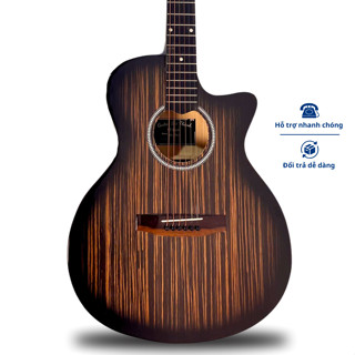 Đàn Guitar Acoustic Mã X1 Pro Gỗ EBONY Chính Hãng ST.Real Guitar Sài Thành