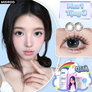 [Mua 1 Tặng 3] Midroo Lens Bana Kính áp Tròng Kính 0-6 Độ 14.2mm Sử Dụng Trong 1 Năm