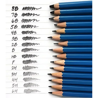 12 Cây/Hộp Bút Chì Gỗ GSTAR 2B/3B/4B/5B/6B Có đầu tẩy