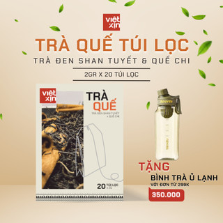  Trà Quế Cổ Thụ Vixi Trà Đen Shan Tuyết Túi Lọc Tiện Lợi Hộp 50gr  2g x 25 Túi Lọc  Giúp Làm Ấm Cơ Thể - Việt Xịn 