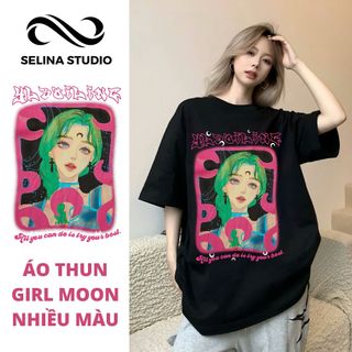 [VẢI 250 GSM] Áo Thun Girl Mượt Form Unisex Selina Studio Vải Cotton 100% Cao Cấp Nhiều Màu - AP32