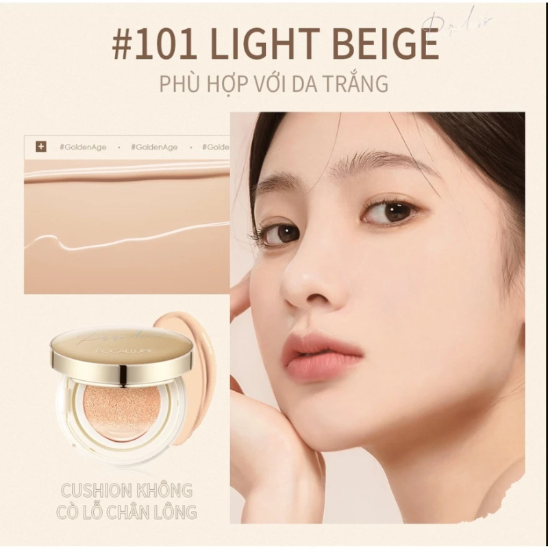 Cushion Focallure BB Phấn nước che khuyết điểm, không bết dinh, chống thấm nước 12g (FA 198)