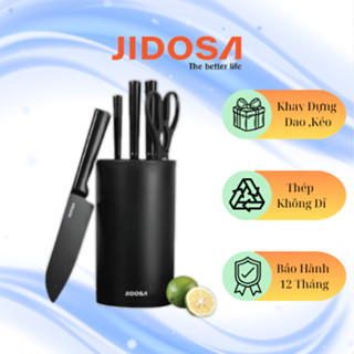 Bộ dao kéo 5 món JIDOSA JD3600 thép không gỉ , Bộ dao kéo cao cấp đúc nguyên khối sắc bén chống mòn