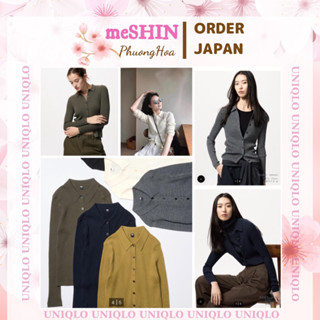 Áo Cardigan Len Gân Polo Merino Extra UNI - Nhật