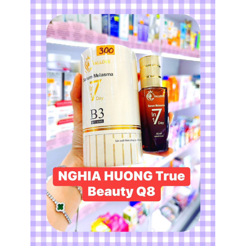Serum Melasma Vitamin B3 Yallove làm trắng mạnh mẽ,mờ nám, se khít lỗ chân lông