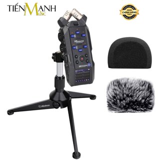 [Chính Hãng] Combo Máy Thu Ghi Âm Mic Zoom H6 Essential - Thiết Bị Cầm Tay Kỹ Thuật Số H6e Microphone H6essential Stereo