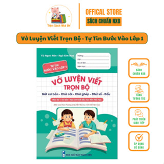 Sách - Vở Luyện Viết Trọn Bộ - Biên Soạn Theo Phương Pháp Tiền Tiểu Học Mới Nhất Hiện Nay - Tự Tin Bước Vào Lớp 1