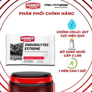 Viên muối điện giải Endurolytes Extreme Hammer Nutrition - Ngăn ngừa chuột rút trong điều kiện khắc nghiệt (Gói 3 viên)