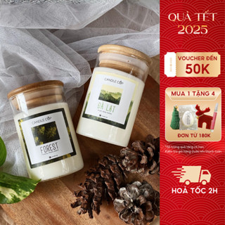 Nến Thơm Mùi Gỗ AGAYA Nến Thơm Phòng Hương Gỗ Nến Thơm Quà Tặng Sinh Nhật Giúp Thư Giãn, Giảm Stress Candle Cup