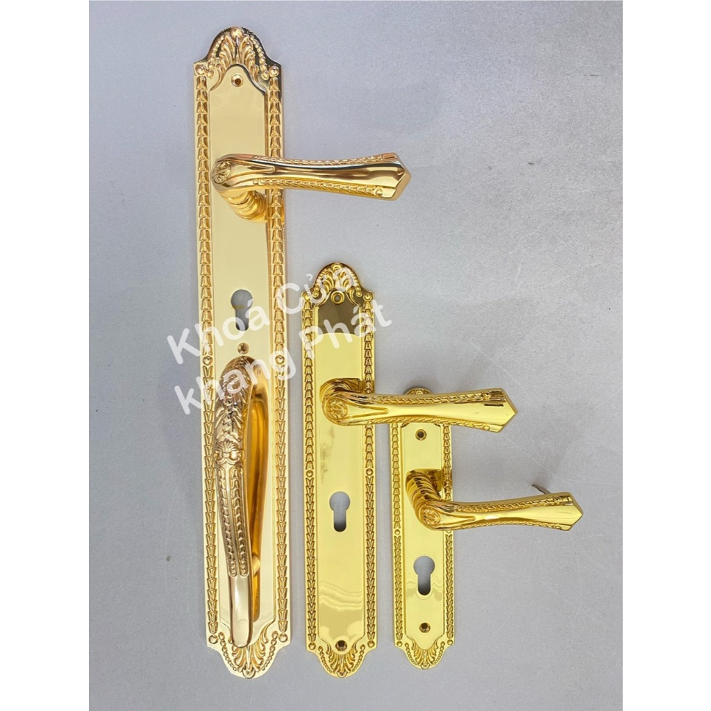 Khóa đại sảnh - khóa đại - khóa cửa bằng đồng - khóa cửa gỗ, thép vân gỗ