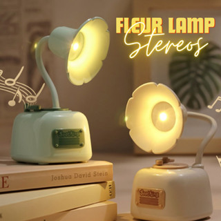 Đèn ngủ kèm máy phát nhạc đa năng ANDY KIDS đèn giao diện chiếc loa hát đĩa để bàn đồ lưu niệm quà giáng sinh Noel