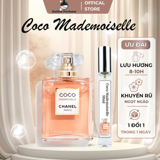  Nước hoa nữ nước hoa nữ Coco Mademoiselle chiết 10ml hương thơm quyến rũ tươi mát và sang trọng - ESTARA 