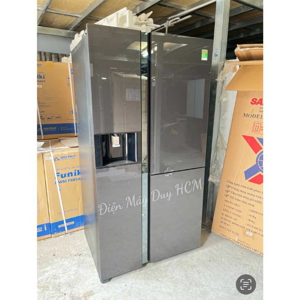 Tủ lạnh Hitachi Inverter Side by Side 569 lít R-MX800GVGV0 (GMG) - Điện Máy Duy HCM