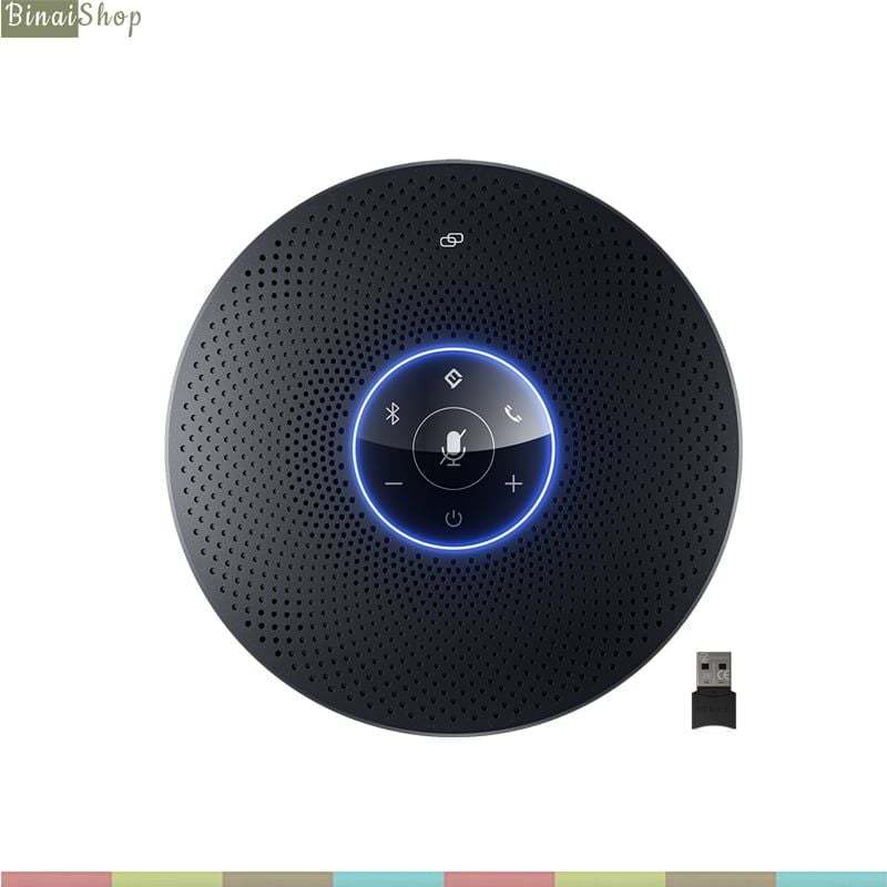 Emeet M2 MAX - Loa Kèm Micro Hội Nghị, Kết Nối Đa Dạng, Chống Ồn VoiceIA, Loa 5W, Cho Nhóm 10-15 Ngư