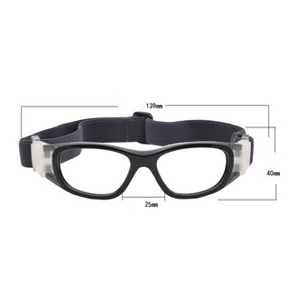 Gọng Kính Đá Bóng Mắt Nhỏ Panlees JH030 Đen Đỏ