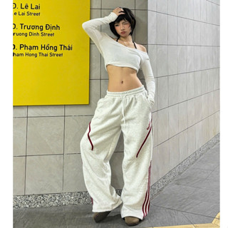 (FORM RỘNG + VẢI DÀY) QUẦN NỈ BÔNG CHẠY 3 SỌC ĐỊNH LƯỢNG 350GSM ĐEN.STU (Q6)