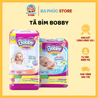 Tã/bỉm Bobby miếng lót/dán/quần đủ size NB70/S80/M76/L68/XL62/XXL56/XXXL22