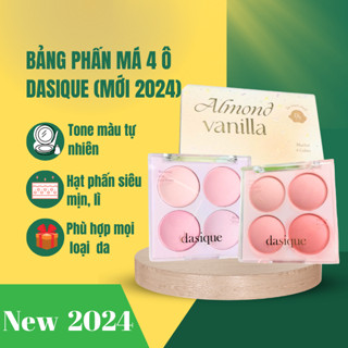 DASIQUE Bảng Phấn Má Hồng 4 Màu Trang Điểm Tự Nhiên Bền Màu Mịn Da Hàn Quốc Chính Hãng(Mới 2024)