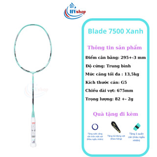  Vợt cầu lông - Vợt VS Blade 7500 chính hãng tặng cước căng sẵn quấn cán và bao đơn - HVShop 