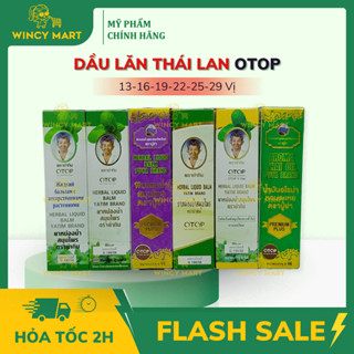 [CHUẨN THÁI] Dầu Gió Lăn OTOP Thảo Dược 13 - 16 - 19 - 22 - 25 - 26 - 29 Vị Herbal Balm Giảm Mẫn Ngứa, Đau Nhức Thái Lan