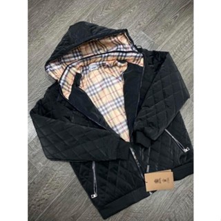 Áo Phao Trần Bông BBR Bản Có Mũ Họa Tiết Quả Trám Chất Liệu Lông Vũ Thời Trang Nam Cao Cấp HOTTREN 2024