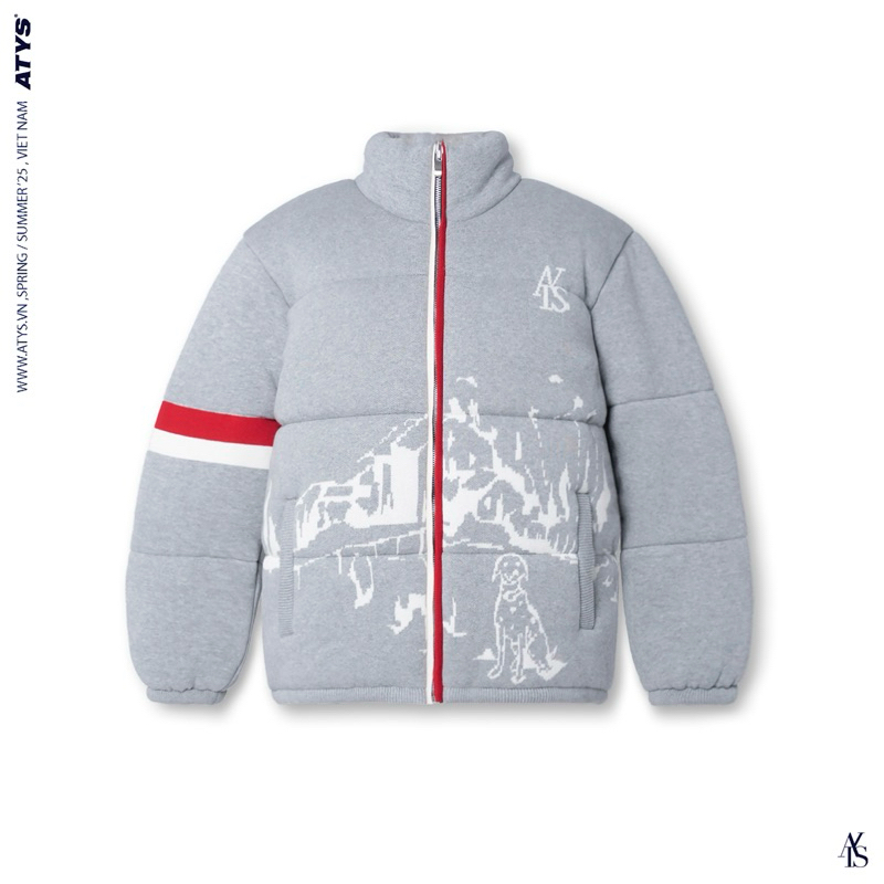 Áo ATYS® HOMELAND FUNNEL NECK KNITTED PUFFER JACKET