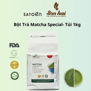 Trà xanh Matcha Satoen Special, Vụ Hè - Túi 1kg