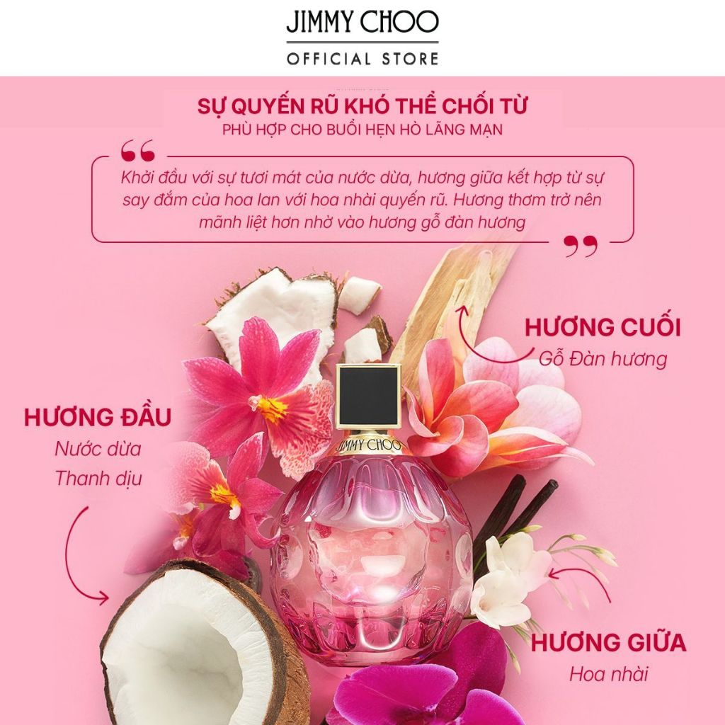 Nước hoa nữ Jimmy Choo Rose Passion EDP 40ml