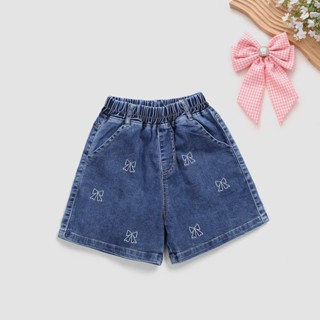 Quần Jean Bé Gái Thêu Nơ Nhí Dễ Thương Cho Bé Nexxi
