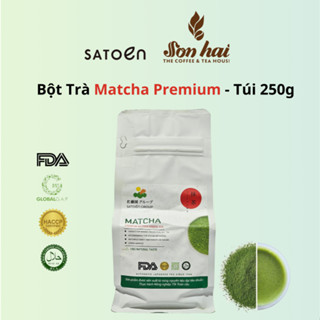 Trà xanh Matcha Satoen Premium, Vụ Xuân - Túi 250g