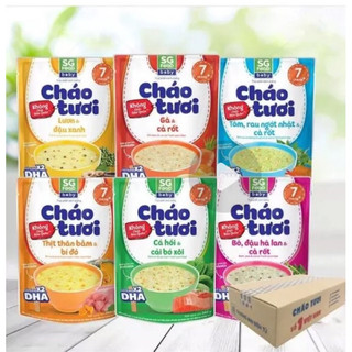 1 thùng cháo baby SG food mix vị (30gói) ( tặng 1 hộp bột nem)